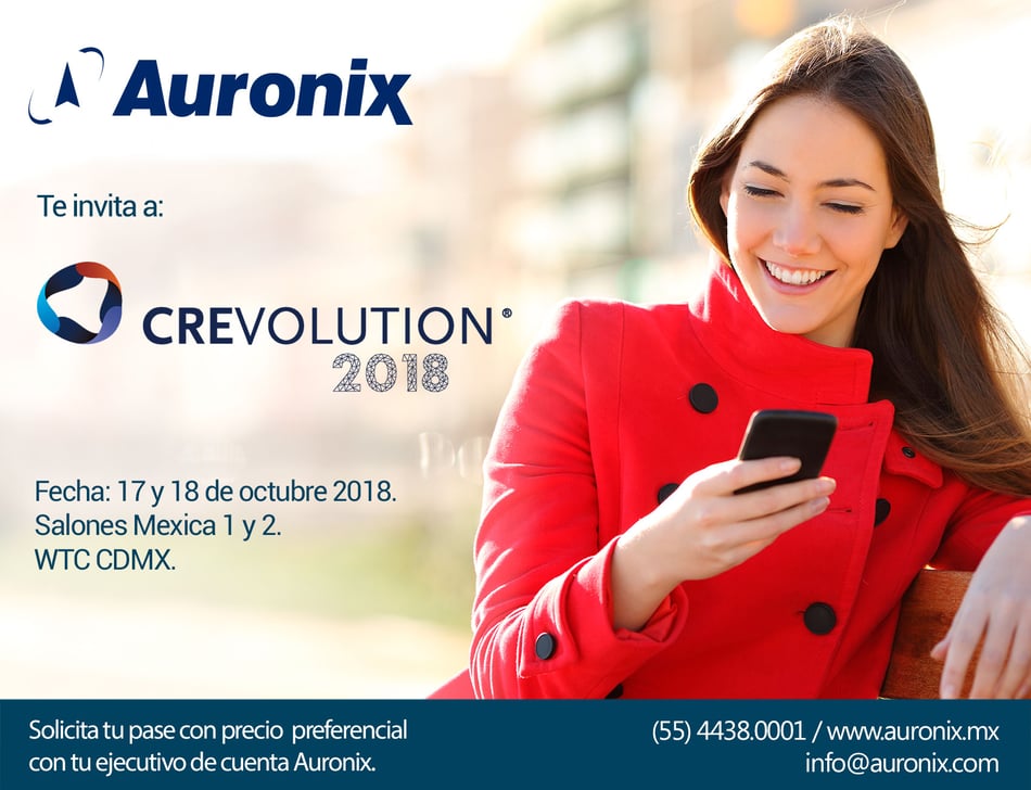 Auronix te invita a Crevolution 2018