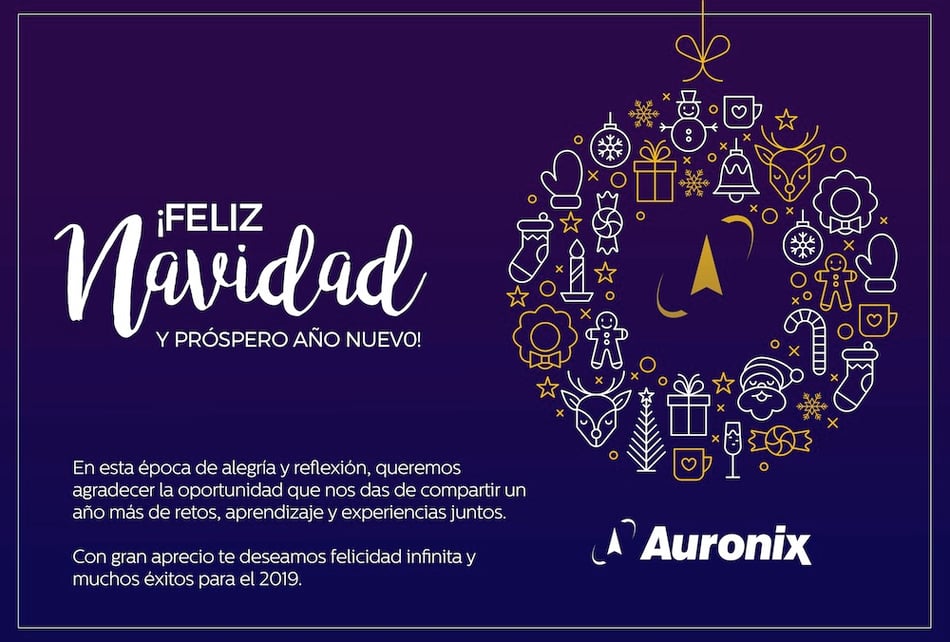 Felices fiestas y Próspero 2019