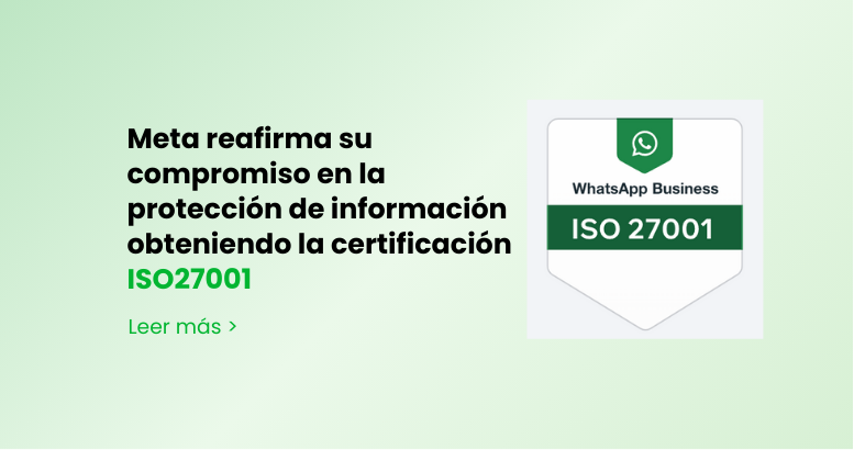 Meta ﻿obtiene la certificación ISO 27001