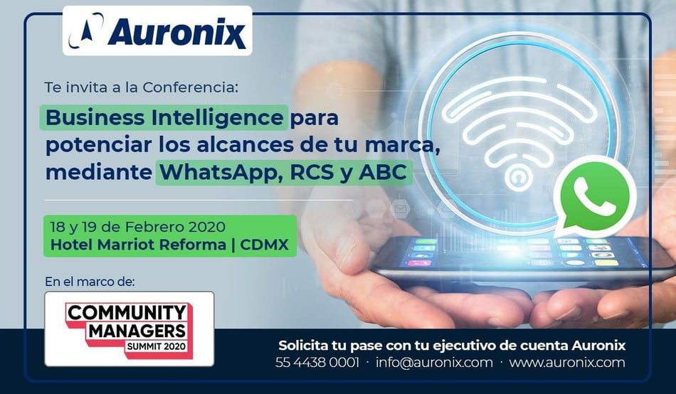 Auronix te invita a Community Managers Summit 2020
