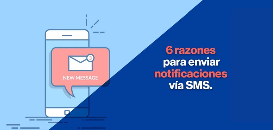 6 razones para enviar notificaciones vía SMS